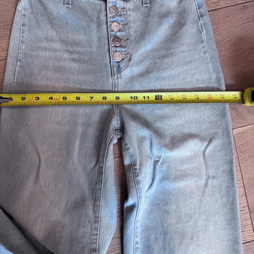 Veronica Beard Grant wide leg raw hem Jeans size 25 - Picture 12 of 13